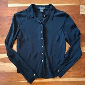 Banana Republic Silk Button Down Shirt